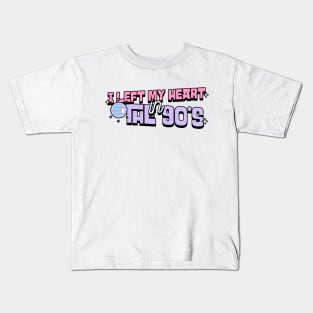 I left my heart in the 90s RETRO VINTAGE Kids T-Shirt